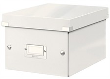Leitz A4 Storage Box, Click Store Range, 60440001, White, Medium White Medium