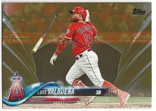 2018 Topps Update LUIS VALBUENA Insert GOLD #0945/2018 Parallel Card ANGELS