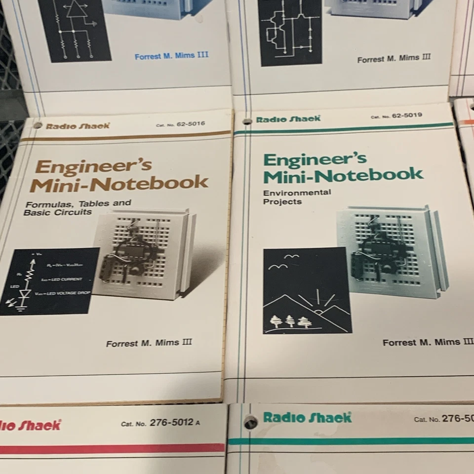 Lot of 9 Radio Shack Forrest Mims Engineer's Mini-Notebooks Op Amp Circuit - Image 4 of 4