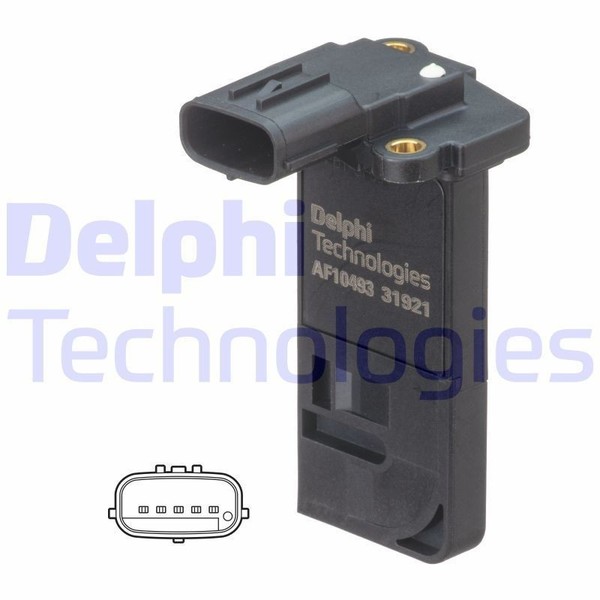 1 X Luftmassenmesser Delphi AF10493-12B1 FüR Opel Antara Volvo-image