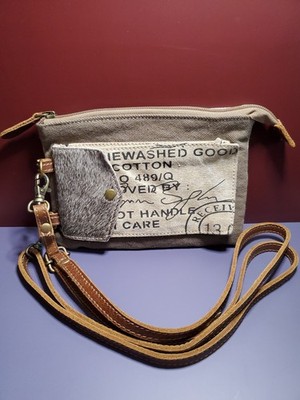 Myra Bag Crossbody Purse with Vintage Style Print