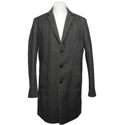 Premium by Jack & Jones, Mantel, Herren, Größe: L, Grau, Polyester/Wolle #yBF