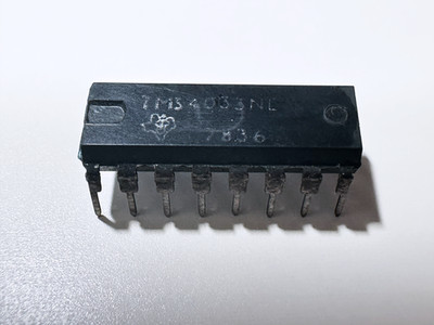 1X TMS4033NL Texas Instruments 1 Kbit Static RAM 1024x1 SRAM IC 450ns DIP-16