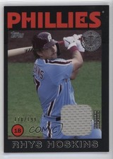 2021 Topps 1986 Topps Baseball Relics Black 170/199 Rhys Hoskins #86R-RH 9ut
