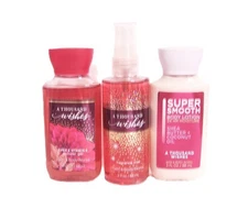 Bath & Body Works A Thousand Wishes 3 Piece Travel Set Lotion, Shower Gel, Mist