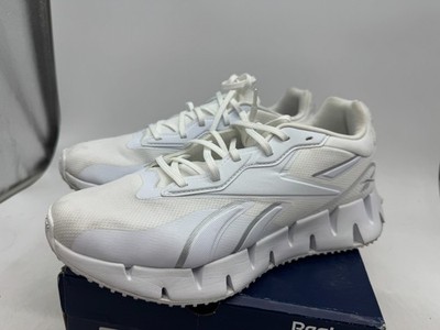 Reebok Zig Dynamica 4 Sneaker Women's White Lace Up Athletic Running Shoes - 9