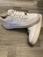 Nike Air Force 1 Low Men's Size 7 Triple White All White Pre-Owned No Box