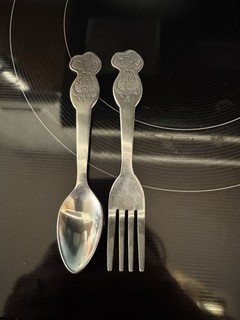 1965 Vintage Danara Snoopy&Woodstock Fork&Spoon Childs Cutlery Set Silverware
