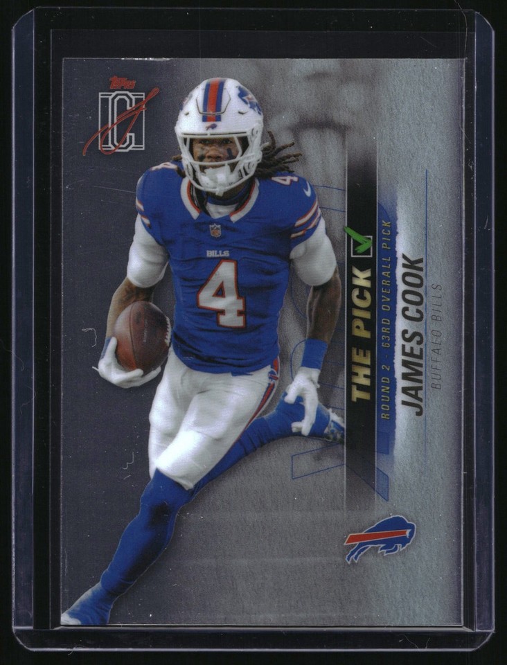 2025 Topps Signature Class James Cook The Pick #TP-4 2025 Topps Signature Class James Cook The Pick #TP-4