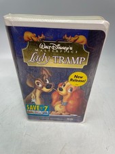 Walt Disney Masterpiece Lady And The Tramp VHS Clamshell New and Sealed