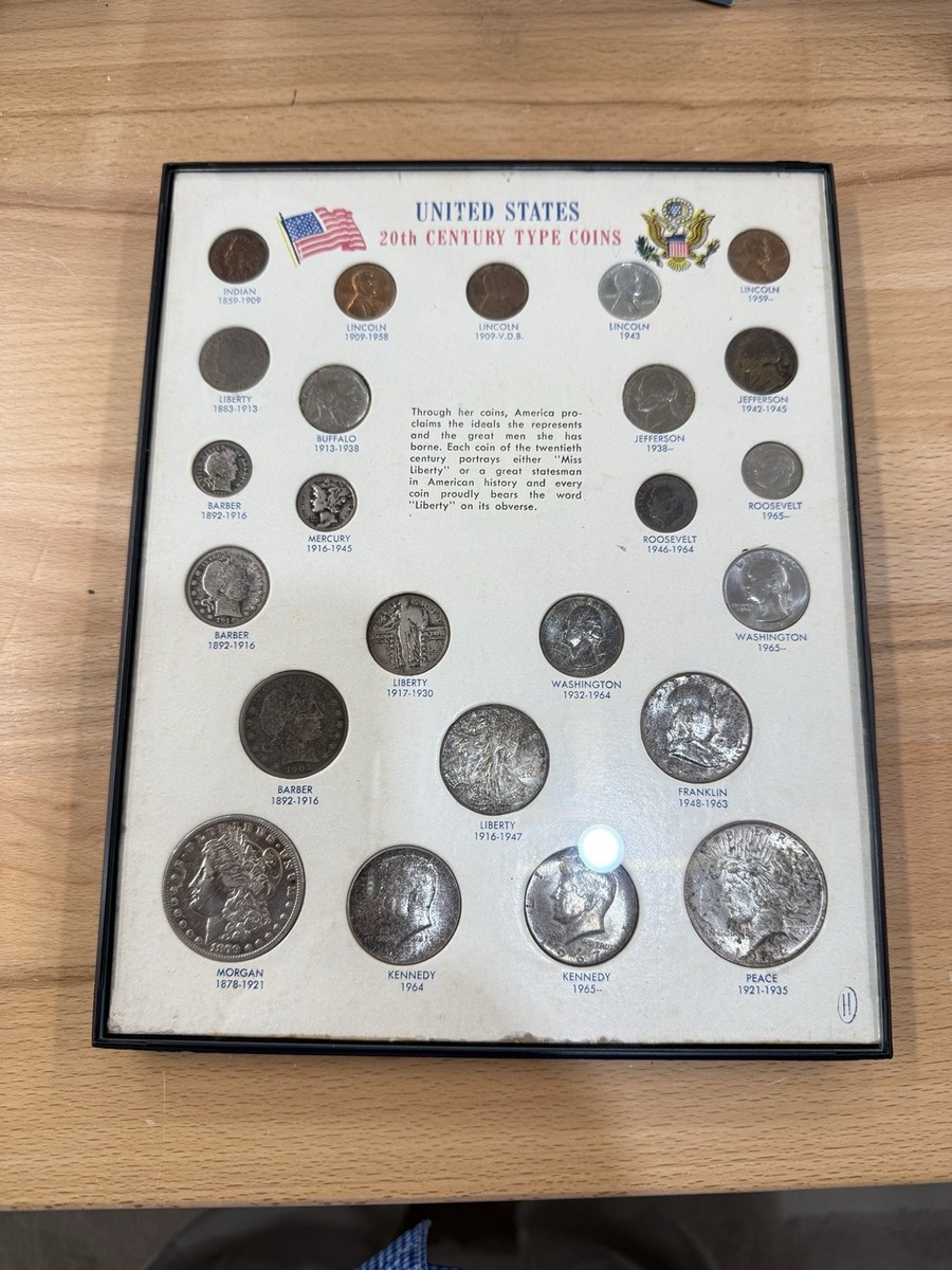 US 20th Century Type Coins Set Silver CC0011 | eBay