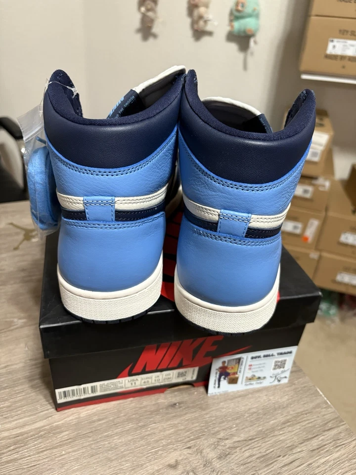 Air Jordan 1 ретро оригинальный высокий обсидиан размер 11 не бывший в обращении 2019 - Изображение 4 из 4