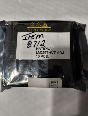 NATIONAL LM2575HVT-ADJ P+ ADJUSTABLE VOLTAGE REGULATOR PK/10