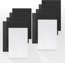1216L H13 True HEPA Replacement Filter, Compatible with Coway AP-1216L, 2 Stages