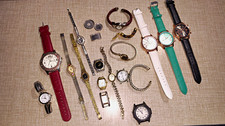 Watch Lot For Parts And Repair Bulova,Timex, Trelu, Edison Etc