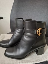 Hermes Jill Ankle Boots Gr. 39 Schwarz