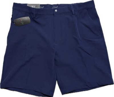Greg Norman Men s Performance Stretch Navy Blue Shorts Sz 38 NWT