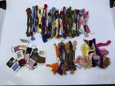 HUGE LOT Of Mixed Embroidery Floss Thread, Mouline Special DMC 25