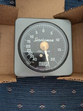 COOL ! Industrial Thermometer Guage Made in USA Marsh Instrument Company Skokie