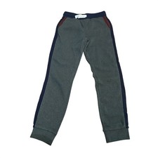 Boys Southpole Gray Stripe Blue Burgundy Sweatpants Medium 10/12