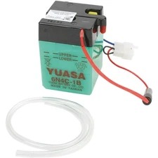 Yuasa - YUAM26C4B - Conventional 6V Battery, 6N4C-1B
