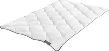Badenia Trendline Steppbett Micro Mono weiß  155 x 220 cm Bettdecke Schladecke