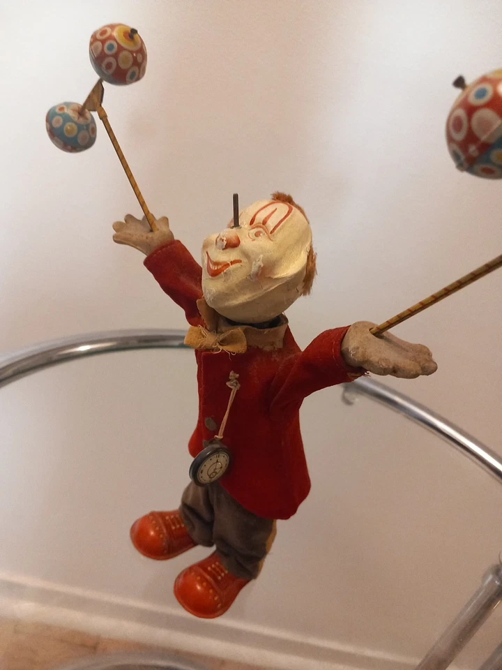Clown Automate Jouet Ancien Mécanique Vers 1950 - Photo 2/4