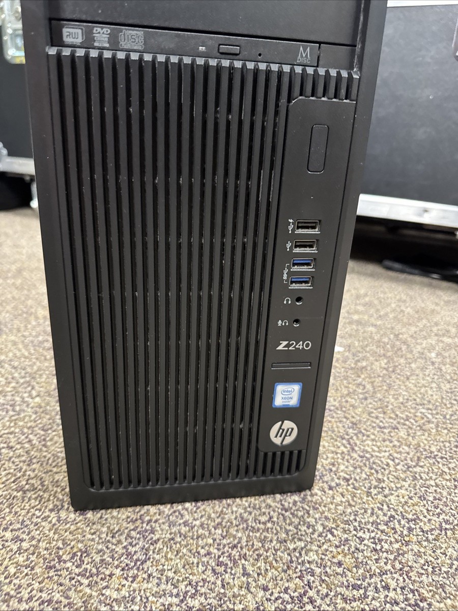 HP Z240 Workstation MT Intel Xeon E3-1245 v5 3.5GHz 16GB RAM 500GB