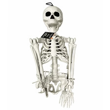 Faux Skeleton Decoration, White, 35", Halloween by Way To Celebrate