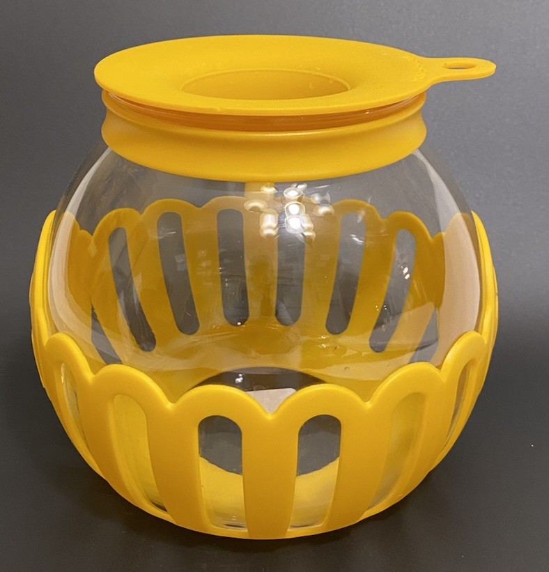 Ecolution Popcorn Popper breveté icro-Pop pour icro-ondes avec verre