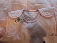 Pottery Barn Kids baby sleep sack pink quilted 32" long photo shoot sample