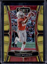 2023 Panini Select Draft Picks Terry McLaurin Gold Prizm #/10 Buckeyes