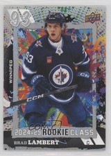 2024-25 Upper Deck Series 1 Rookie Commemorative Class Brad Lambert #RC-9 pf3
