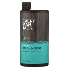 Body Wash, Sea Salt + Citrus, 16.9 fl oz (500 ml)