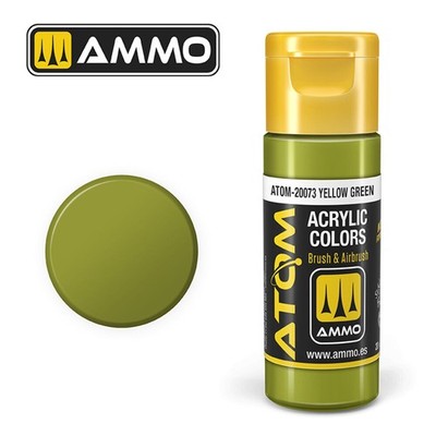 Ammo MIG ATOM-20073 - ATOM COLOR Yellow Green 20ml - Neu