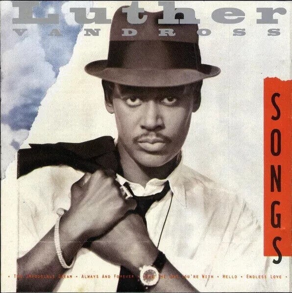 LUTHER VANDROSS - SONGS - 13 TRACK PICTURE CD - 1994 EPIC - MADE IN AUSTRIA