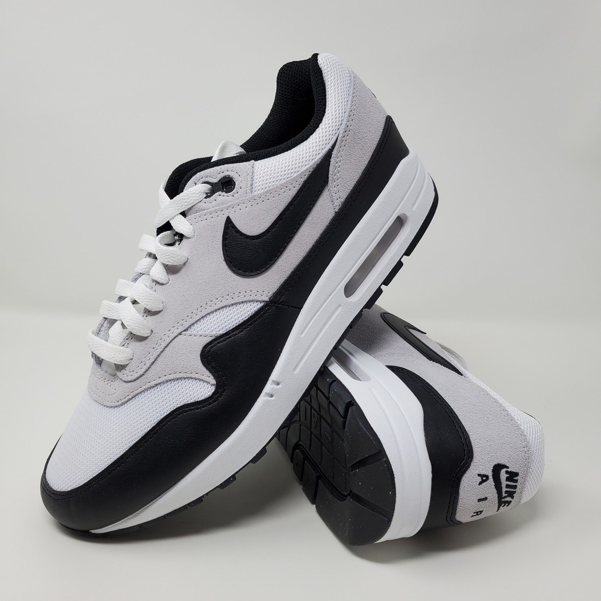 Size 9 - Nike Air Max 1 Essential White Pure Platinum Black for