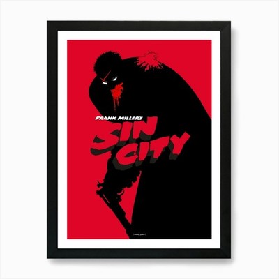 Bad Entity Sin City | Comic Art Dig Framed Wall Art Poster Canvas Print Picture
