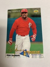 1993 Upper Deck Inside the Numbers Ray Lankford St Louis Cardinals 