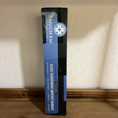 Saniderm Original Tattoo Aftercare Bandage Personal Roll 10.2in x 2yd New - product listing photo