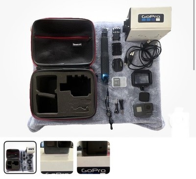 GoPro HERO5 Black Camera Accessory Bundle w/ Case, Mounts, Battery & Charger