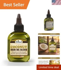 Nourishing Coconut Oil Hair Treatment 2.5 oz - Deep Conditioning Frizz Control