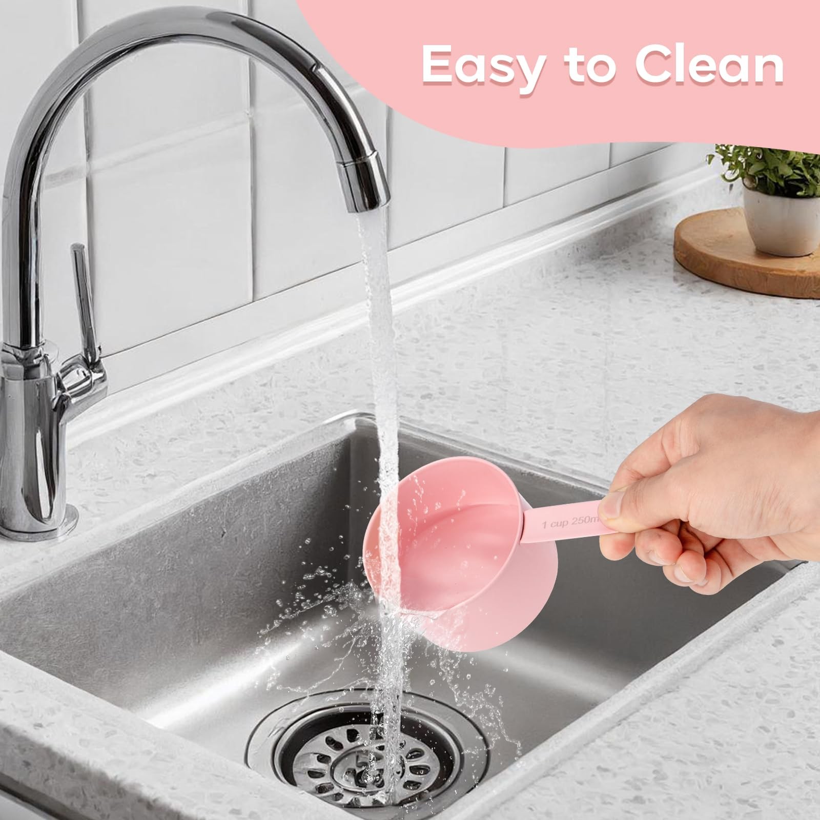 Measuring Cups and Spoons Set of 9 Stainless Steel for Cooking and Baking