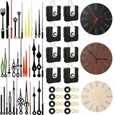 8 Pcs High Torque Quartz Clock Movement Mechanism Replacement Kit for DIY Repair