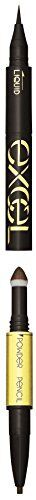 excel Perfect Eyeliner NPL02 Natural Brown Eyeliner Liquid Powder Pencil - Picture 3 of 5