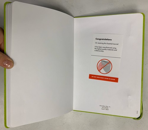 eBay 8.5 " x 6" Notebook Light Green Lined Pages - Picture 9 of 12