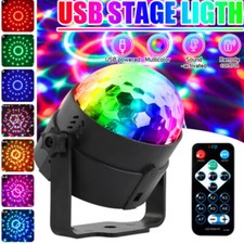 LED Disco Ball Light Party Magic Stage Light DJ Strobe Ball with Remote Control