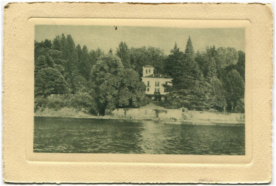 CERRO DI LAVENO (VARESE), PICTURESQUE VIEW WITH VILLA, 1957