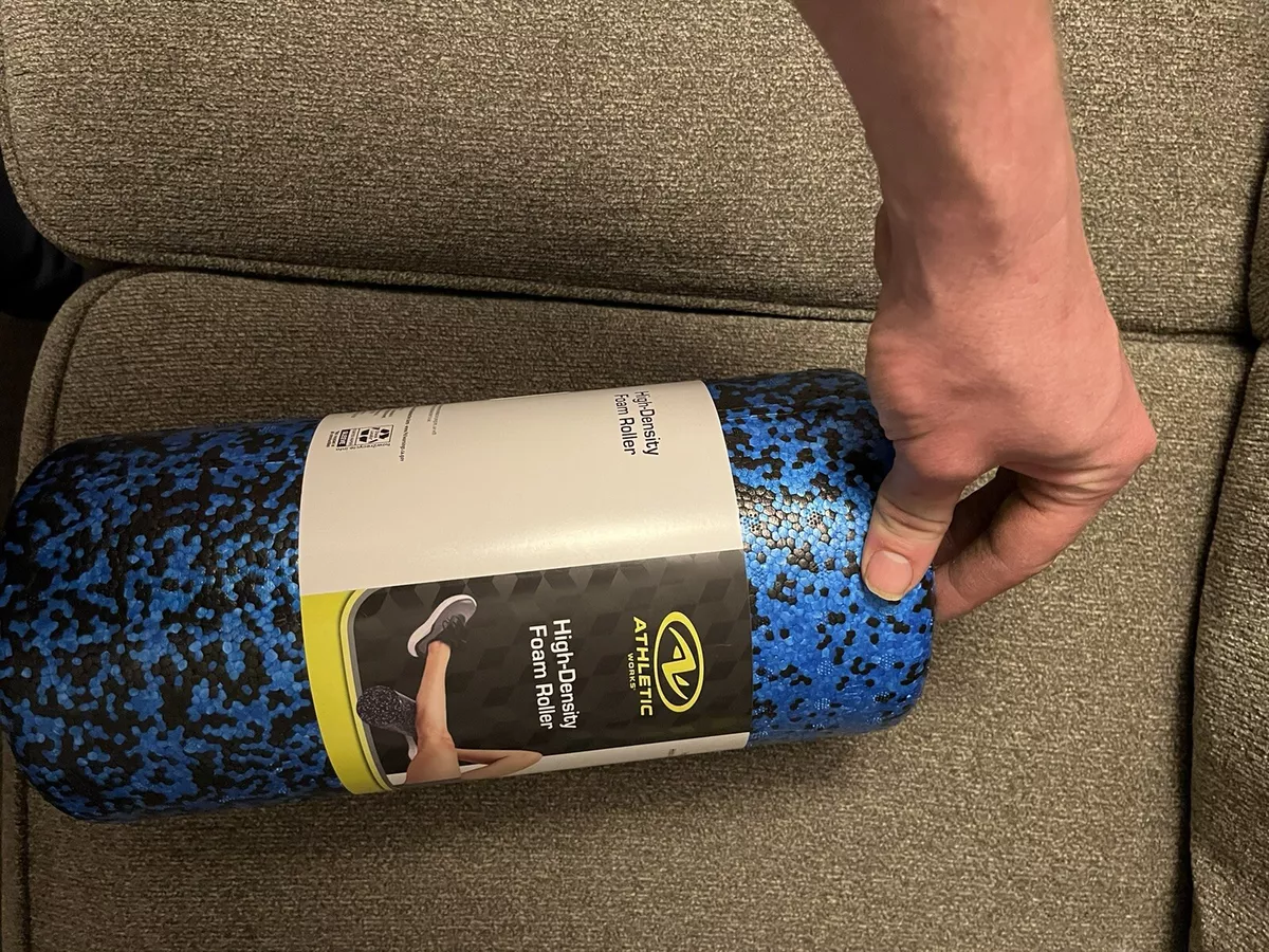 Athletic Works 13 High Density Foam Roller 6 in Diameter Relieve Muscle Pain