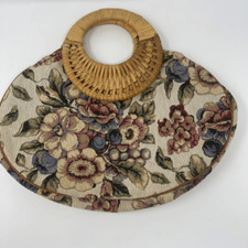 Vintage Sander Bags + More Wicker Tapestry Bag